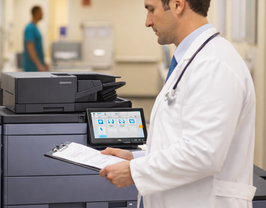 Soluții de printare pentru clinici și cabinete medicale: cum alegi corect